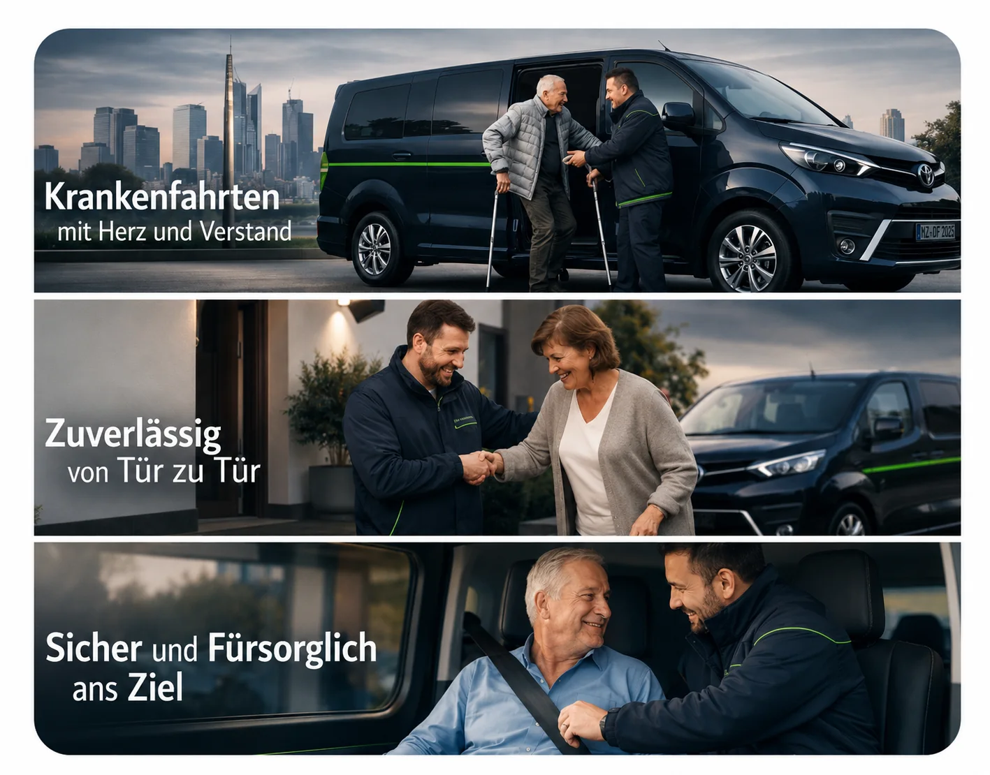 Krankenfahrten – zuverlässig, fürsorglich und sicher ans Ziel